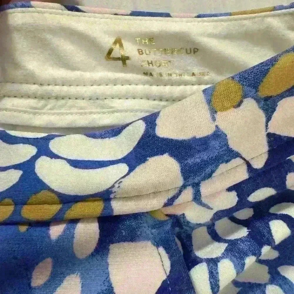 Lily Pulitzer Buttercup Knit Pinter Shorts in Beckon Blue and White size 4 - Picture 5 of 7